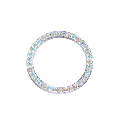 Crystal Car Engine Ignition Onekey Start Stop Push Button Switch Protective Cover Bling Girl Car Interior Decor Auto Accessories