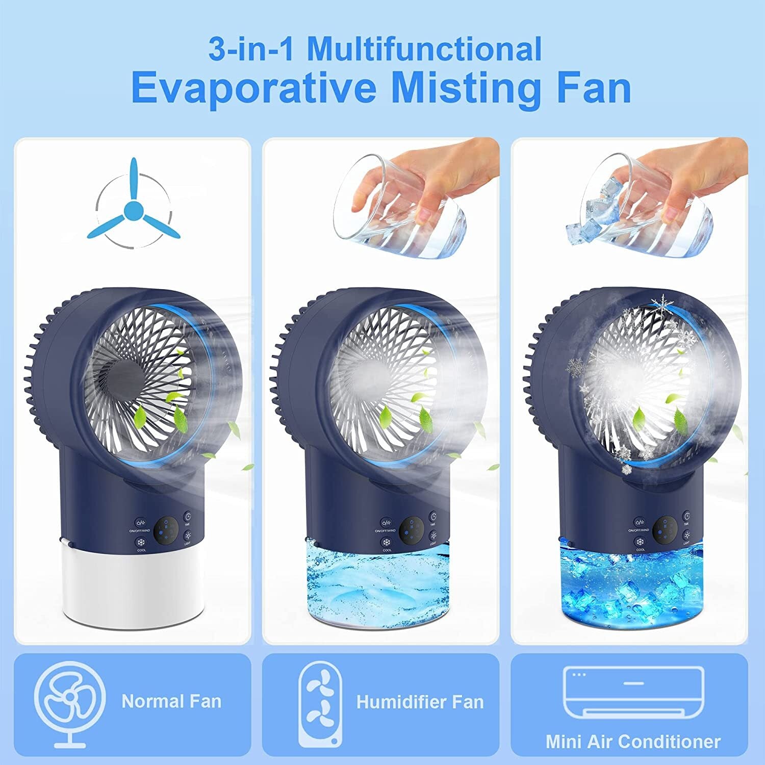 Portable Mini Air Conditioner Fan